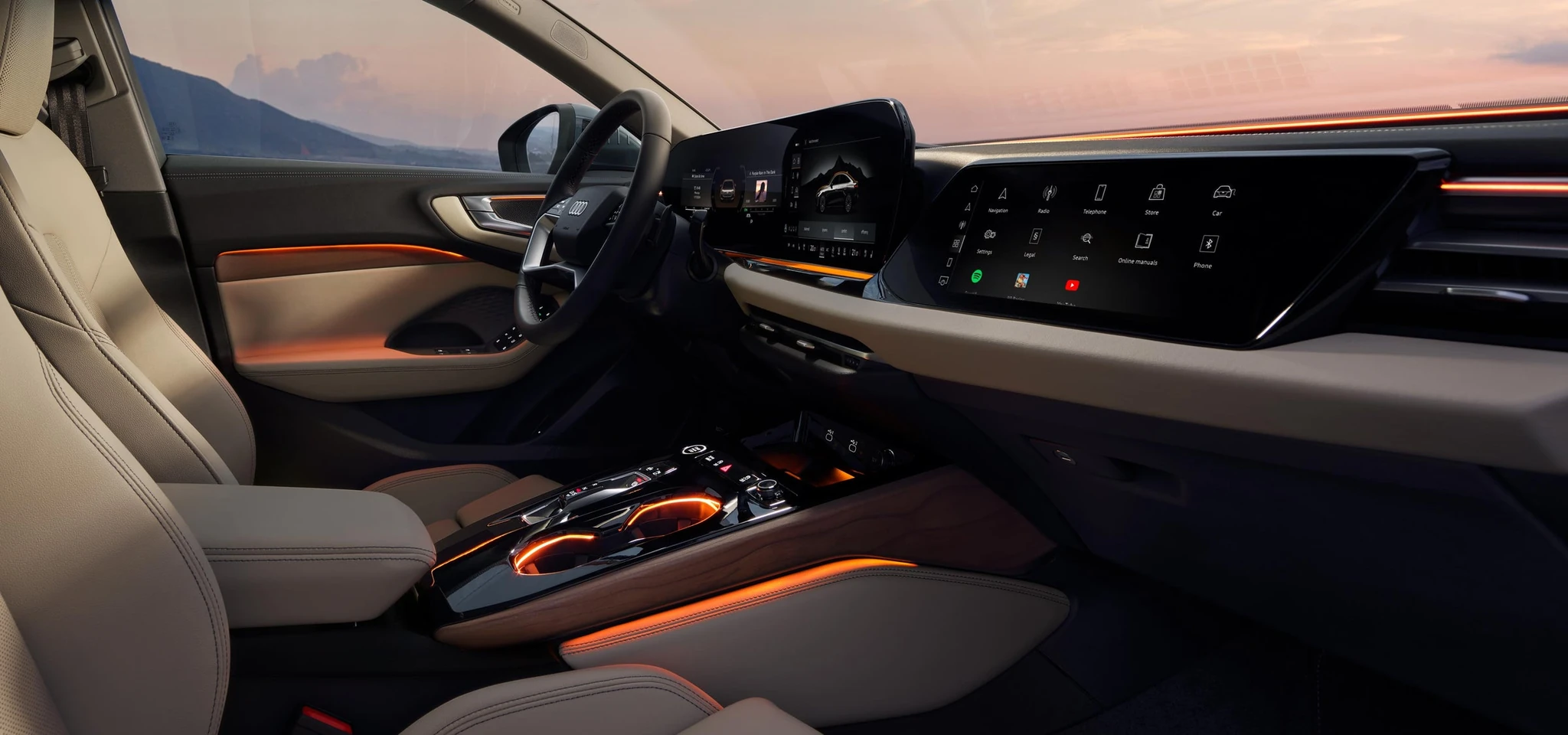 Audi A5 – Ánh sáng nội thất thông minh