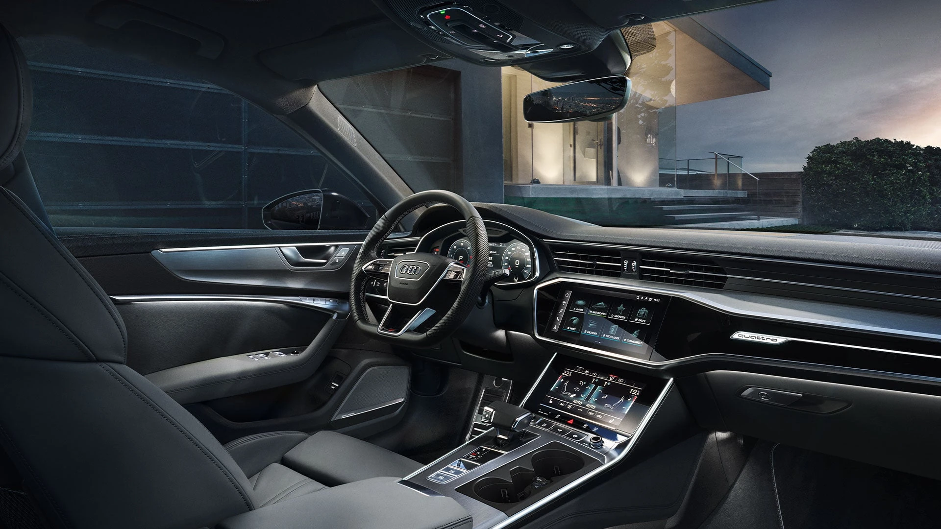 Audi Q8 – Khoang lái công nghệ