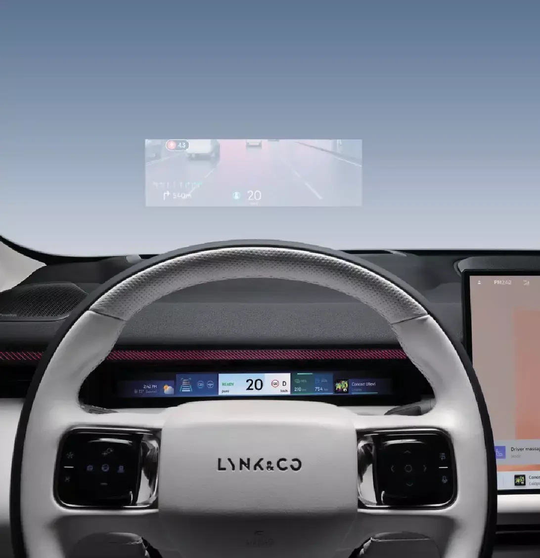 Lynk & Co 900 – AR-HUD thực tế tăng cường 95 inch