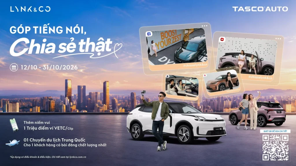 Lynk & Co Việt Nam triển khai chương trình “Góp tiếng nói, chia sẻ thật” cho chủ xe